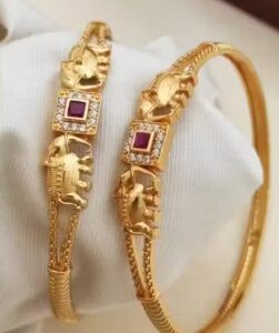 Private Label Gold Plated Bangles size 2 to 4