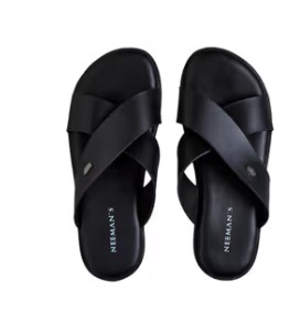 Neemans The Minimals Black Sandals Size 9