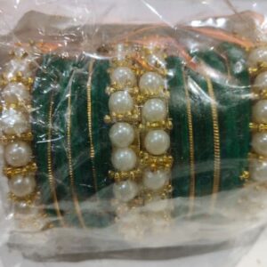 Private Label GREEN FANCY BANGLE SET Bracelet and Bangles set womens