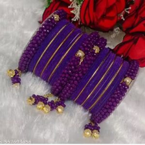 Private Label Stylus Purple Bangles Set size 2 point 2 womens