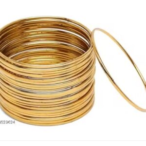 Private Label Metal Bangles Traditional Bangles golden colour for girls and womens 24 pic