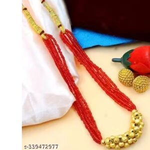 Private Label Gold Plated Tushi Choker Necklace Perfect Ganpati Festive Gift for Her by LC Jewelz multi colour