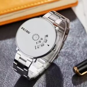 Private Label Luxury Daniel Jubile Steel Men White Watch Color Silver