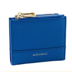 ACCESSORIZE LONDON Bi Fold Wallet with Snap Button Closure