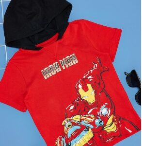 Pantaloons Junior Red Printed Casual Half Sleeves Round Neck Boys Regular Fit T Shirts 7 To 8 Yrs