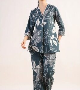 JISORA ISLAND VIBES COLOUR COTTON FLEX CO ORD SET SIZE M