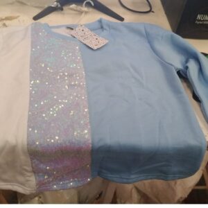 Nuevo Joy Kids Girl Tshirt Size 11 12 y Colour White Blue