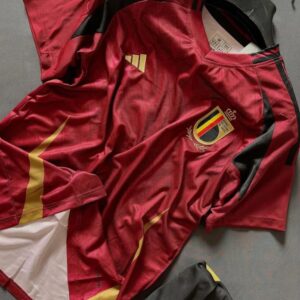 Adidas Belgium Home Set With Shorts Marun Colour And Size M