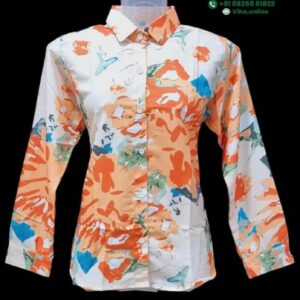 Elevate your everyday style with Vihas ladies shirt in premium rayon cotton featuring a chic design Size S