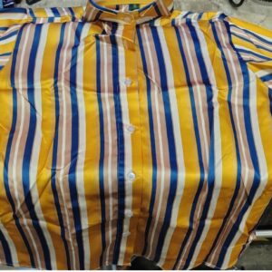 Elevate your everyday style with Vihas ladies shirt in premium rayon ncotton featuring a chic design on a crisp white base Soft breathable for women size s