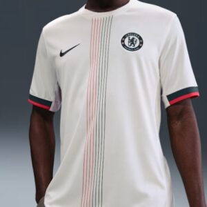 NIKE Recycled Materials Chelsea F C 2025 26 Stadium Away Mens Nike Dri FIT Football Replica T Shirt SIZE L WHITE COLOR