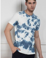 Dennis Lingo Tie AND Dyed Cotton T shirt SIZE XL Multicolour