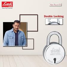 Link Stainless Steel 50Mm Round Lock