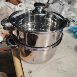 Mississippi Stainless Steel Multi Purpose Steamer With Glass Lid