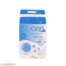 Liora Toilet Paper Roll 6 Rolls 6X185 Pulls Total 1110 Pulls