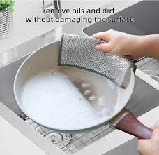 Silver Color Dish Wash Cleaner Set Of 2