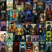 Veenshi Vintage Poster Anime Wall Decor Approx 50Pcs