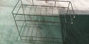 Stainless Steel Kitchen Rack Organizer Counter 2 Tier Kitchen Rack Container