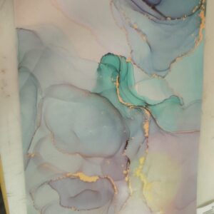 Multi Colour Fridge Mat 4Pcs