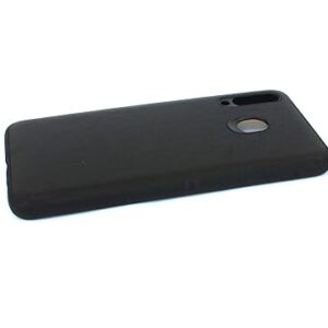 Arbuda Texture Faux Leather Back Cover For Samsung Galaxy M30 Black