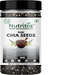 Nutritoz Raw Chia Seeds 250Gm
