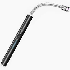 Electric Rechargeable Gas Plasma Lighter Flameless Windproof Usb Flexible