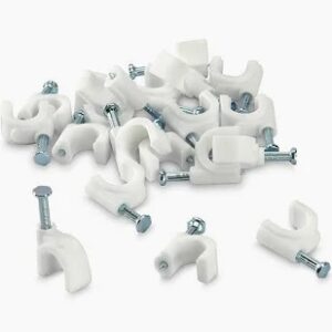 Cable Nail Clips 100 Pcs