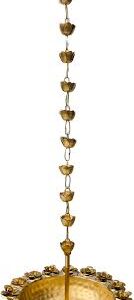 Rose Flower Urli Bowl Traditional Metal Urli