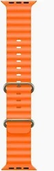 Silicone Smart Watch Strap Orange 42Mm