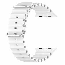 Silicone Smart Watch Strap White 42Mm