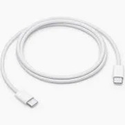 White Colour C To C Type Data Cable