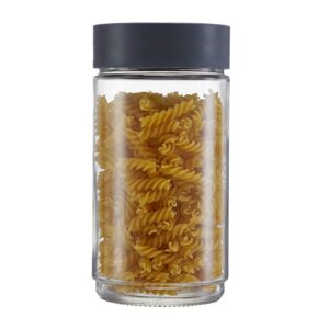 Cello Modustack Glassy Storage Jar 2000 Ml Grey