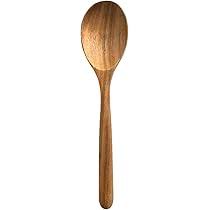 Natural Acacia Wooden Spoon Non Scratch Utensils For Cooking