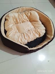 Barky Beds Simple Dog Beds Sofas Chair For Dog Brown Cream Small