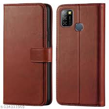 Brown Leather Infinix Smart 5A Flip Case Cover 1Pc