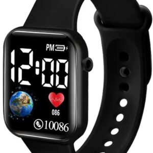 Black Color Kids Led Watch