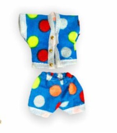 Laddo Gopal Cloth Set Purple Colour Size 1