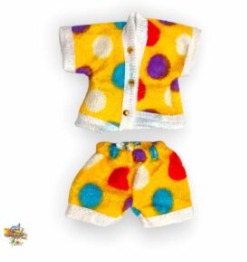 Laddo Gopal Cloth Set Orange Colour Size 1