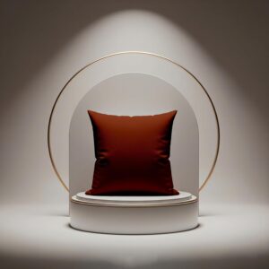 5 Pcs Solid Color Cotton Decorative Cushion Cover 400 Tc Egyptian Cotton Sofa Throw Cushion Covers 15 X 15 Inches Chocolate Brown