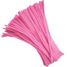 Just Flowers Baby Pink Pipe Cleaners Chenille Stem Fuzzy Sticks Craft Supplies Flowers Home Diy 100Pcs