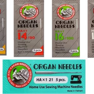 Organ Needles 14 Inch 5 Pcs