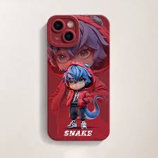 Snak Vibes Silicone Case For Apple Iphone Maroon