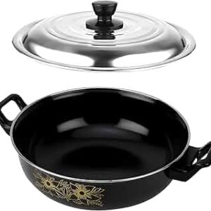 Non Stick Kadhai With Ss Lid Non Stick Coating Deep Kada