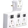 4 Socket 3 Switch Multi Plug 6A Traveler Multi Plug