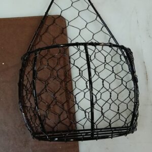 Ertl Metal Fruit And Vegetable Kitchen Black Wire Baskets Flowers Fruits Veggies