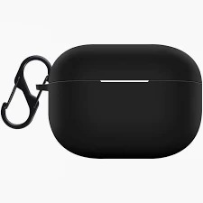 Prolet Earphone Case Cover Compatible For Boat Nirvana Ion Soft Skin Case Black