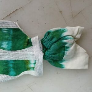 Kanha Ji Dress Green And White Colour