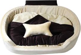 Barky Beds Simple Dog Beds Sofas Chair For Dog Brown Cream Small