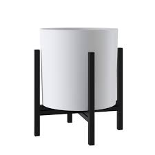 Modern Plant Pots Indoor Large Planters With Stand Decorative Planters