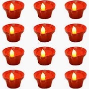 Water Led Sensor Diya Pack Of 6
